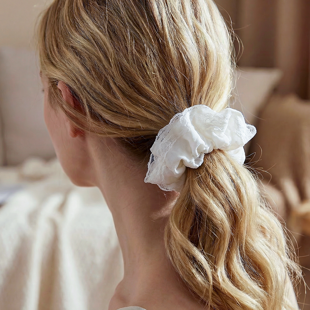 Lesbisch Einfarbig Scrunchie 