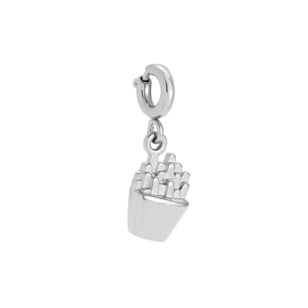 13mm  Spring Clasp Fries Edelstahl Pendant     