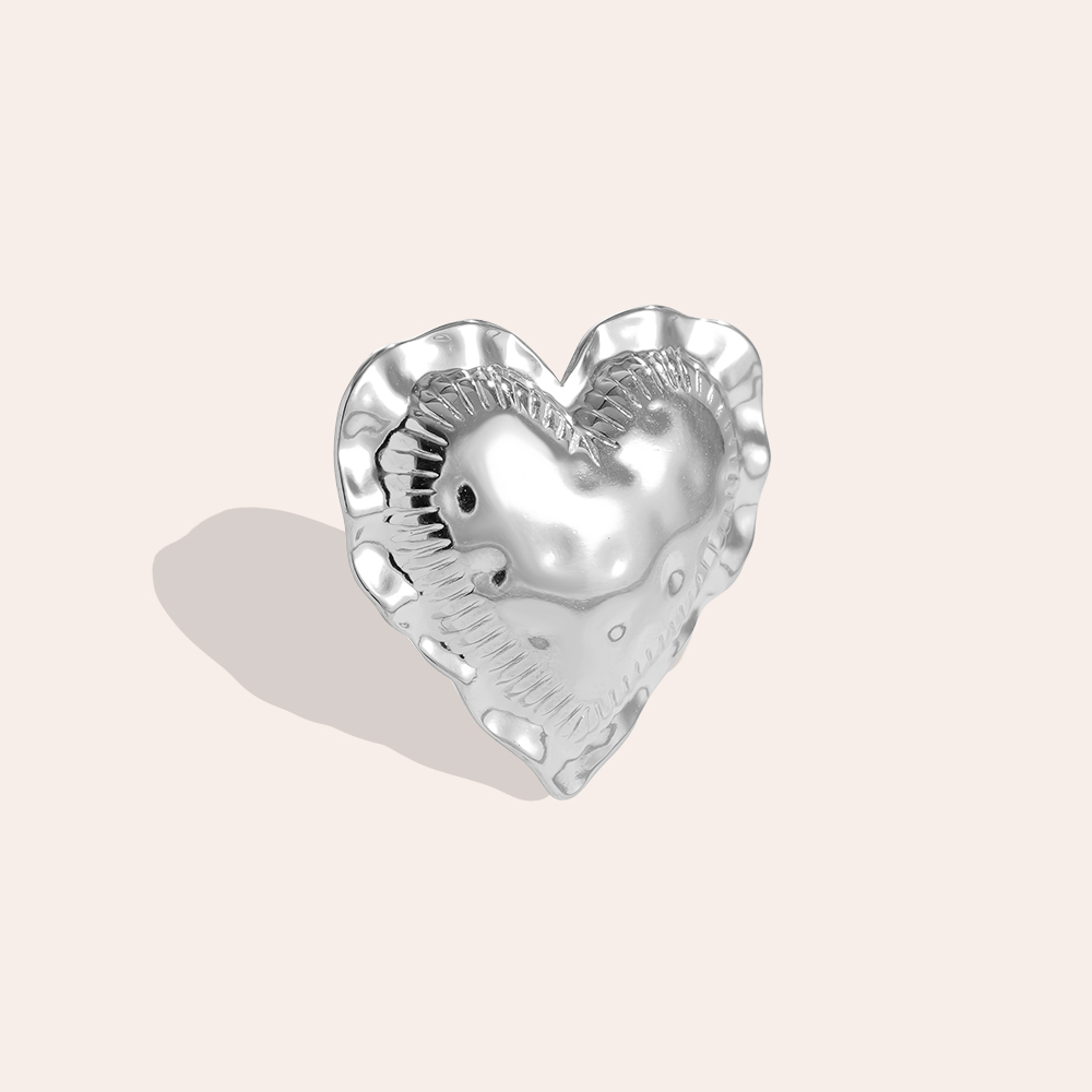 Great Heart Edelstahl Ring    