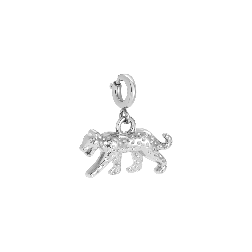 20mm Spring Clasp Leopard Edelstahl Pendant      