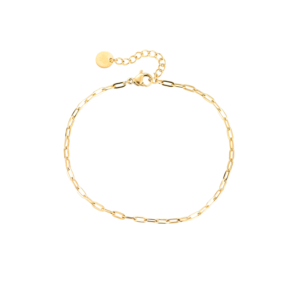 Elongated Link Edelstahl Armband