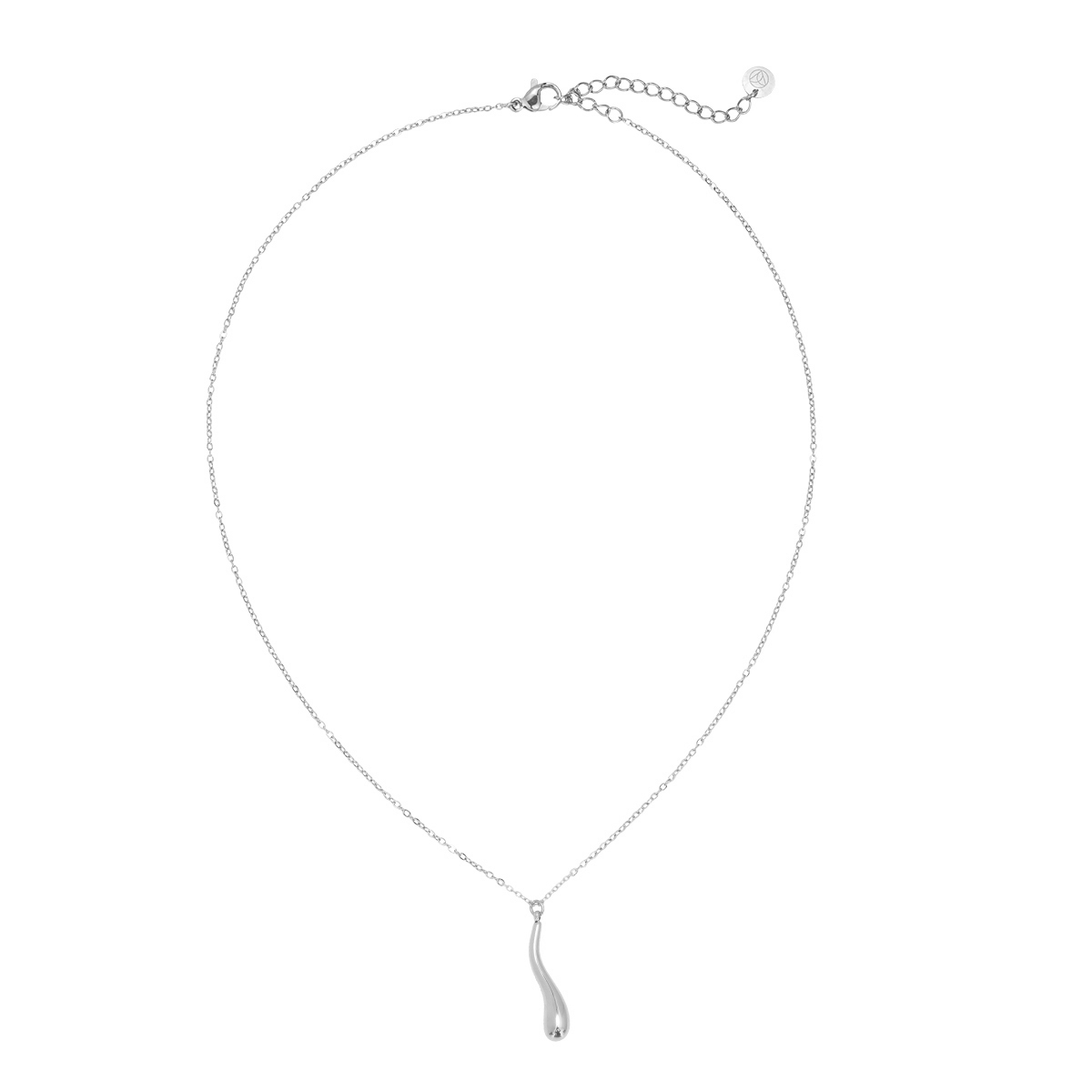 Edelstahl Halskette 38cm Long Drop Simple Chain