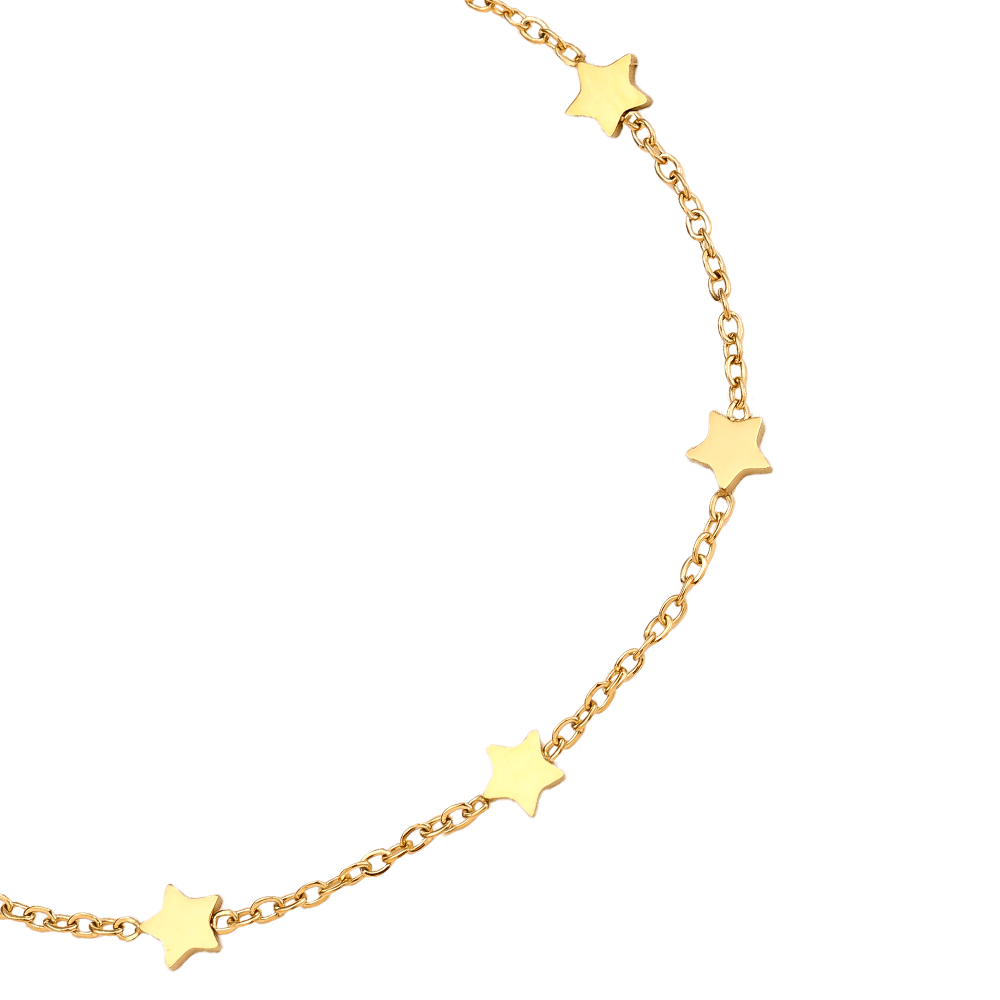 17cm Mini Stars Chain Edelstahl Armkette    