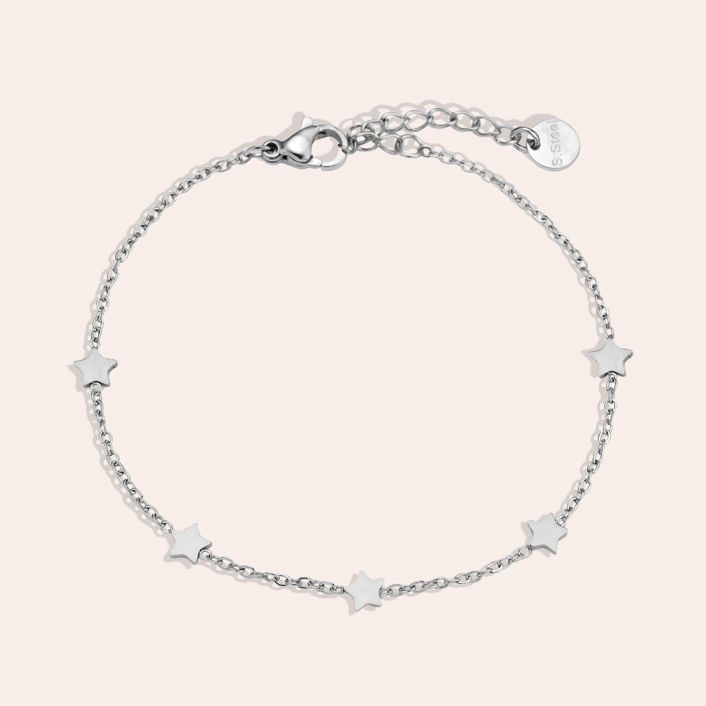 17cm Mini Stars Chain Edelstahl Armkette    