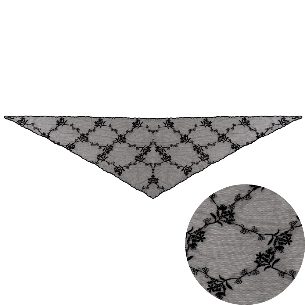 140*40cm Zweigmuster Lace Schal