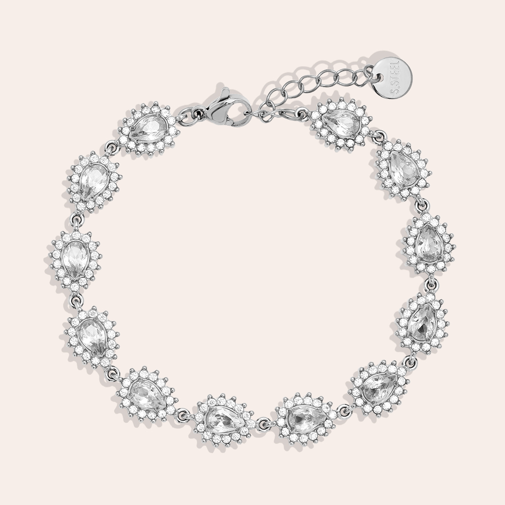 Edelstahl Armkette 17cm Nice Diamond Chain