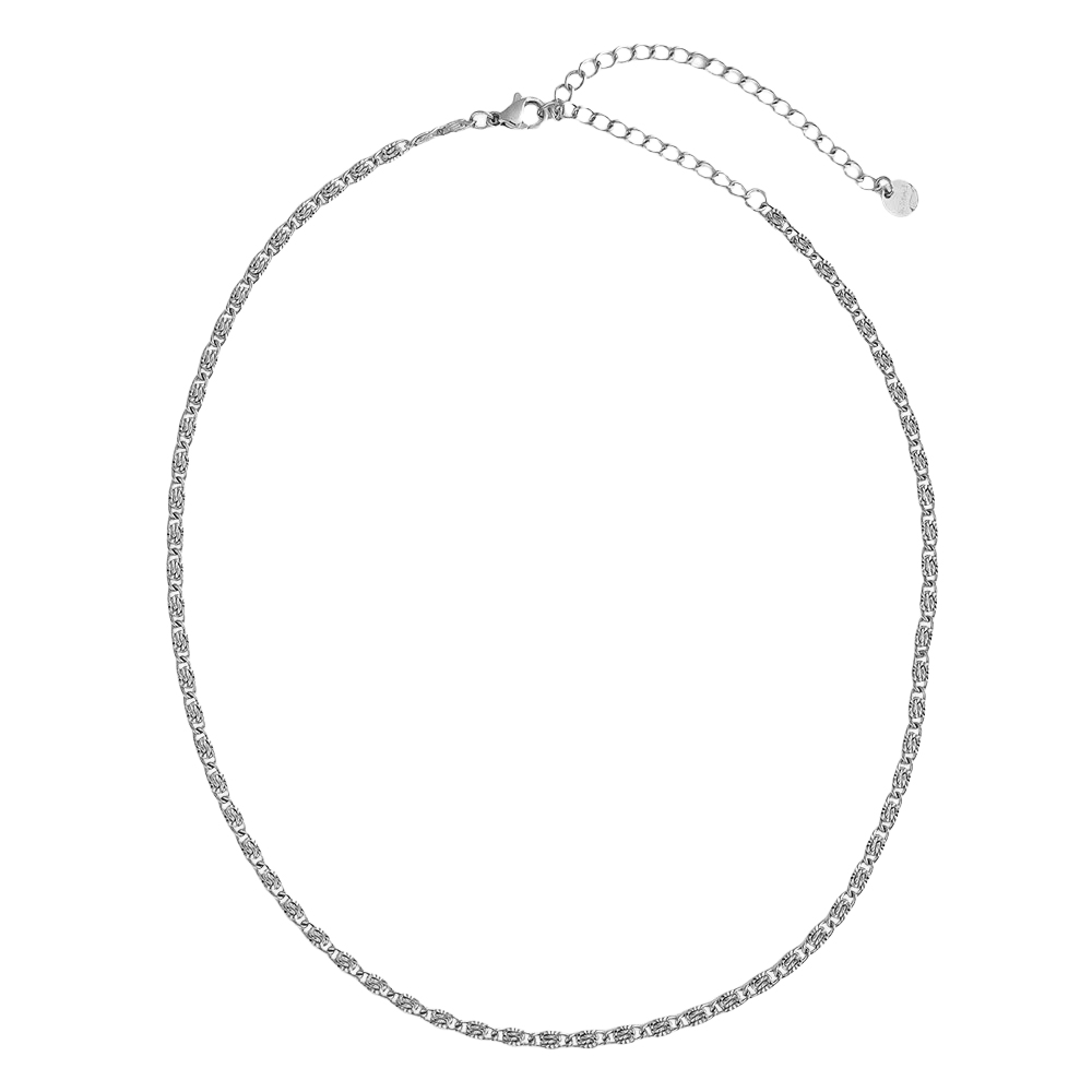 Edelstahl Halskette 38cm Nice Casual Chain