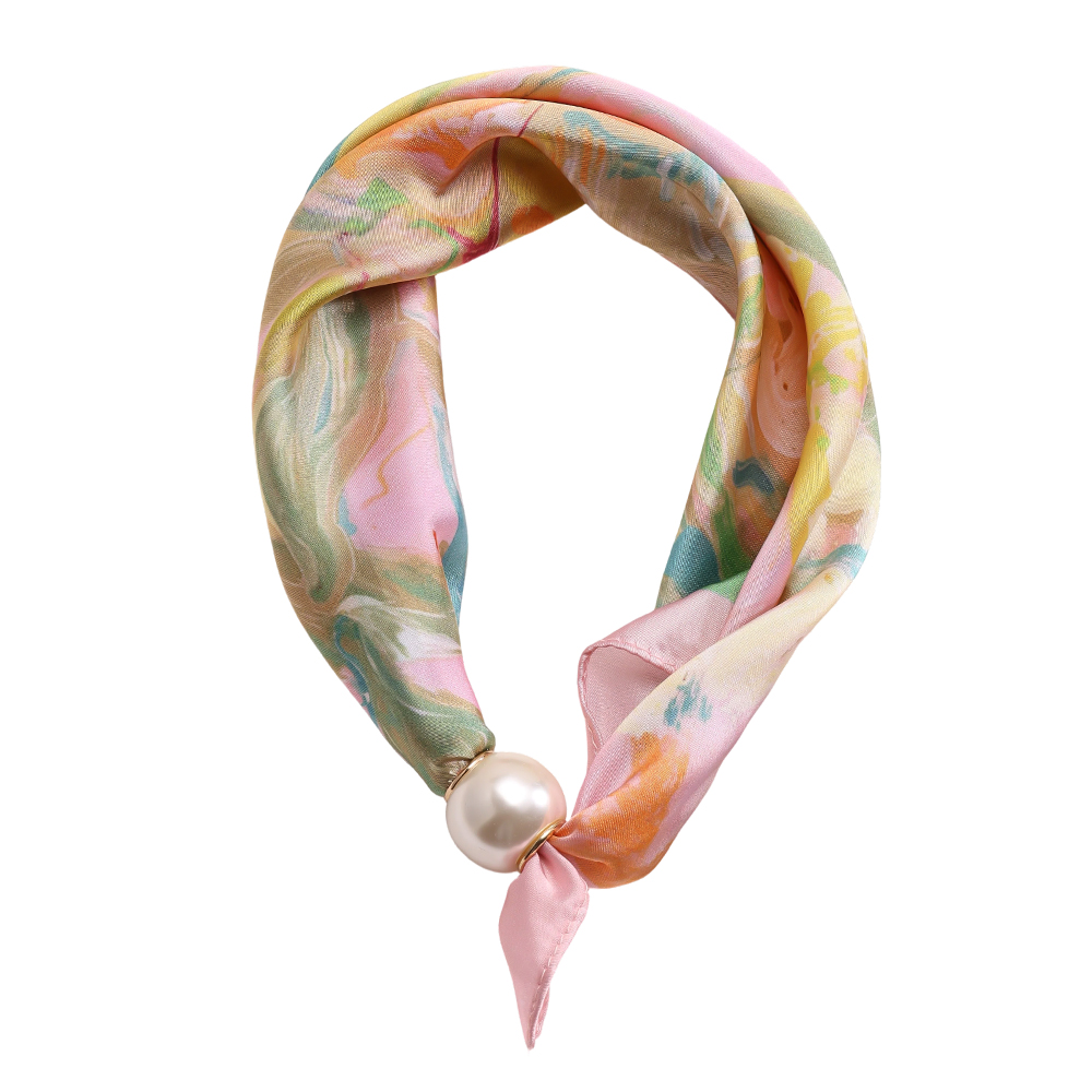 43cm Stilvolles Bunte Muster Perlen Schal  