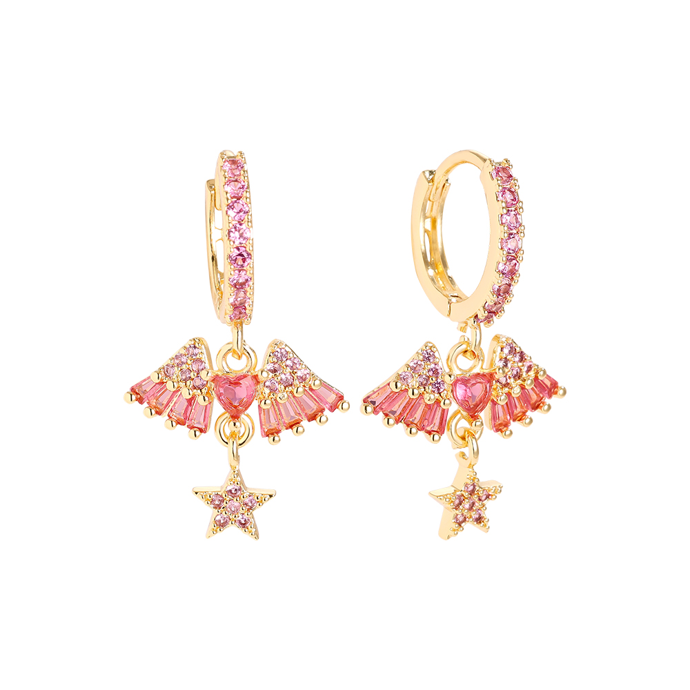 2.9cm Pretty Diamond Vergoldete Ohrringe   