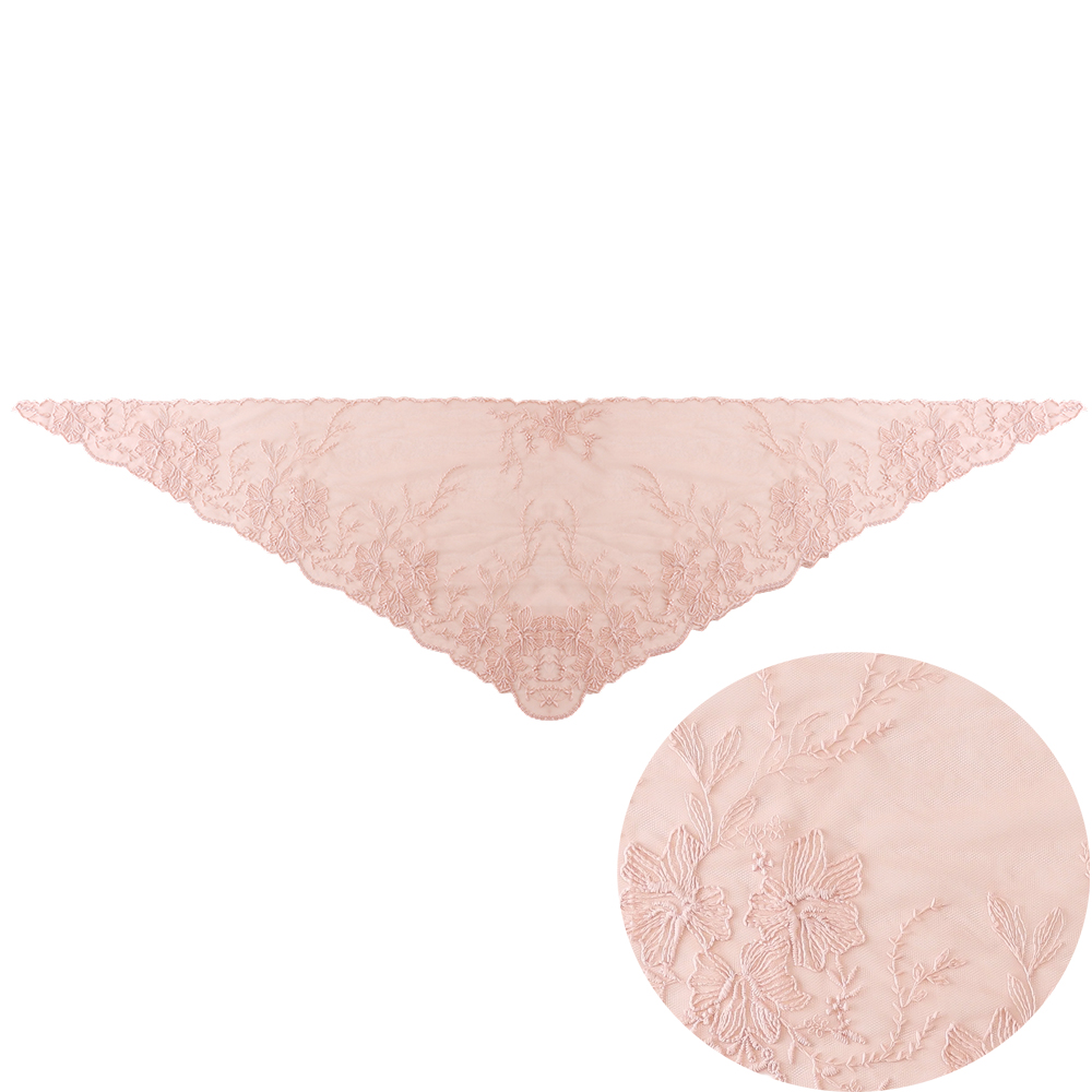 90*27cm Einfarbiger Vintage Blumenmuster Lace Schal