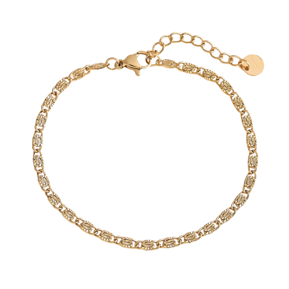 Edelstahl Armkette 17cm Casual Chain