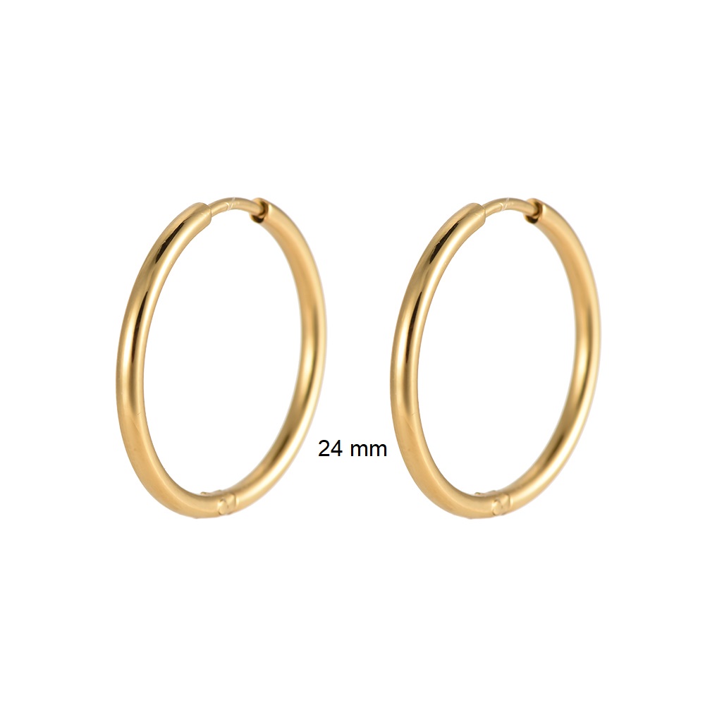 Edelstahl Ohrringe Fine Hoop