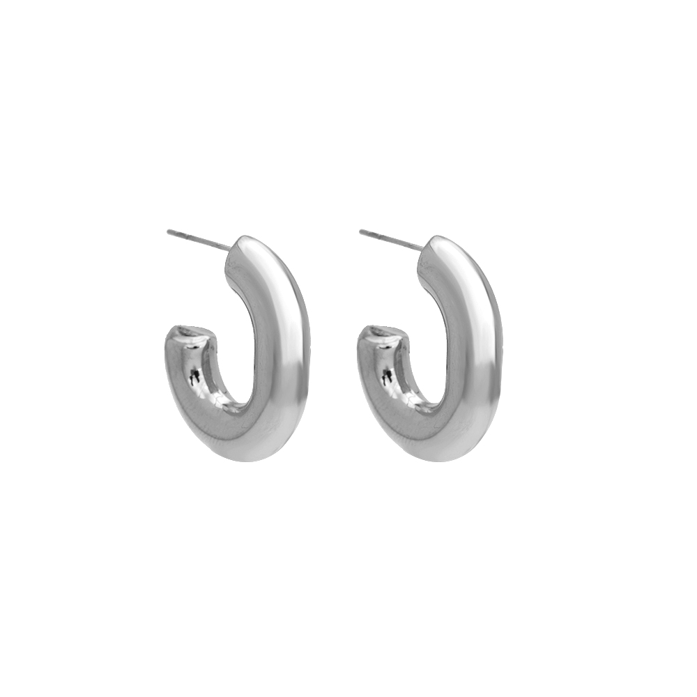 stainless steel earrings Notched Zero