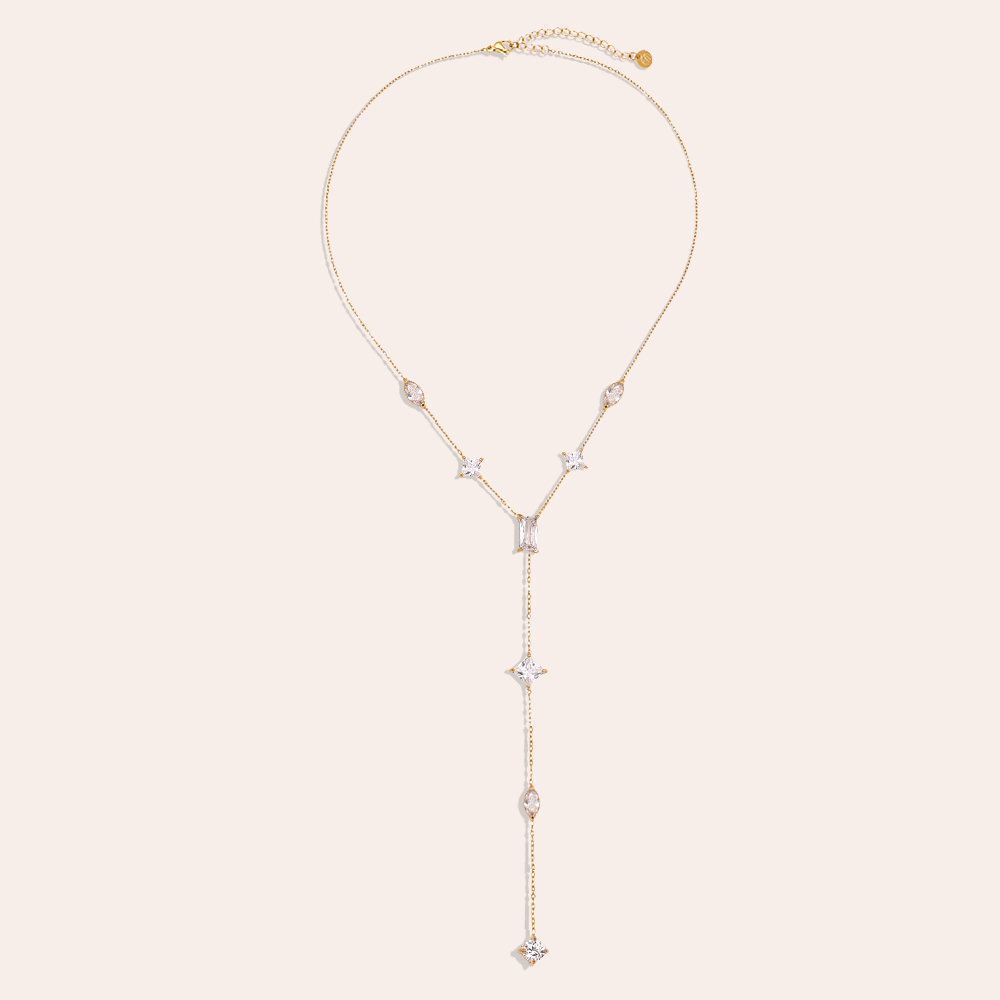 39cm Pro Cube Diamond Edelstahl Halskette       