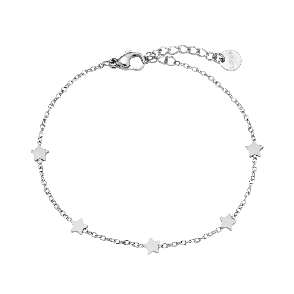 17cm Mini Stars Chain Edelstahl Armkette    