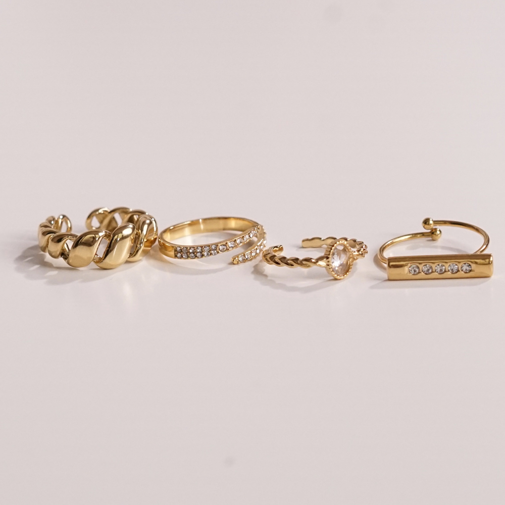 Allura Twist Edelstahl Ring