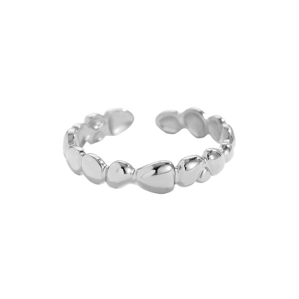 Many Different Dots Edelstahl Ring        