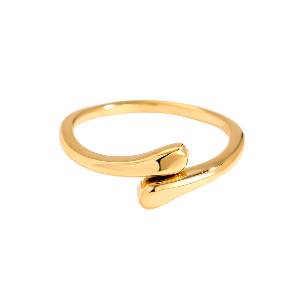 Tiny Drops Edelstahl Ring