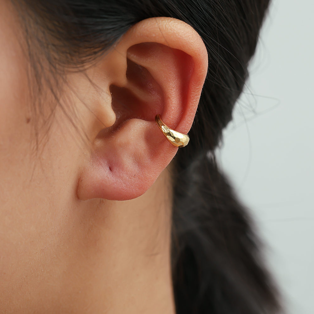 12mm Facettierte Vergoldete Ohrringe