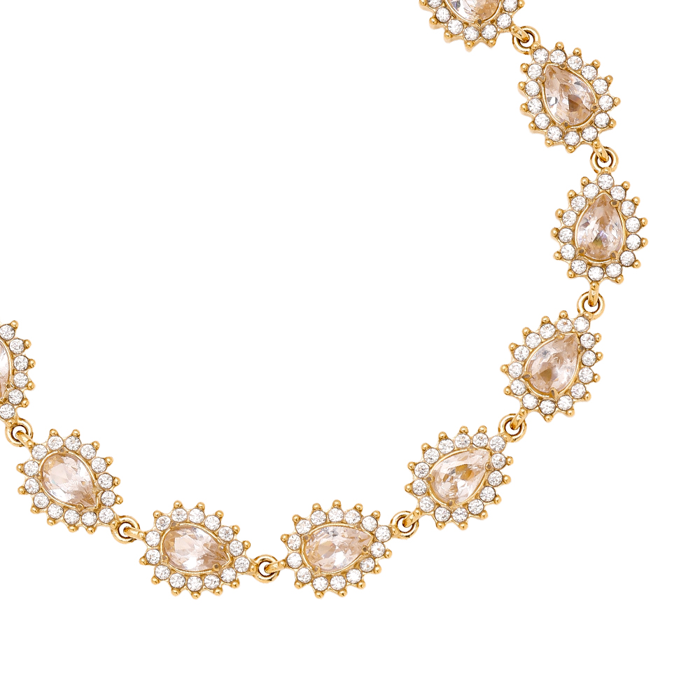 Edelstahl Armkette 17cm Nice Diamond Chain