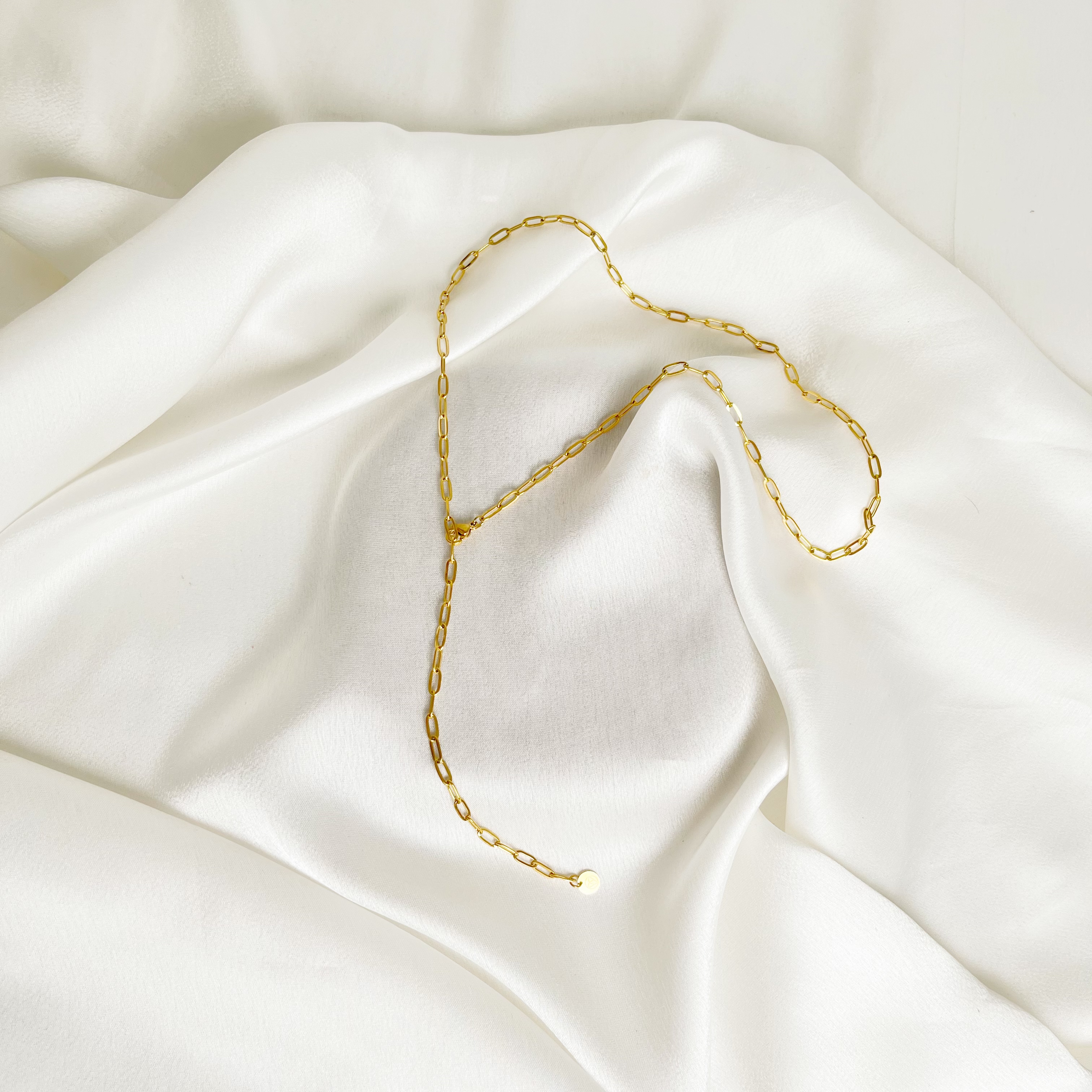 Thin Round Teresa 60 cm Edelstahl Kette 