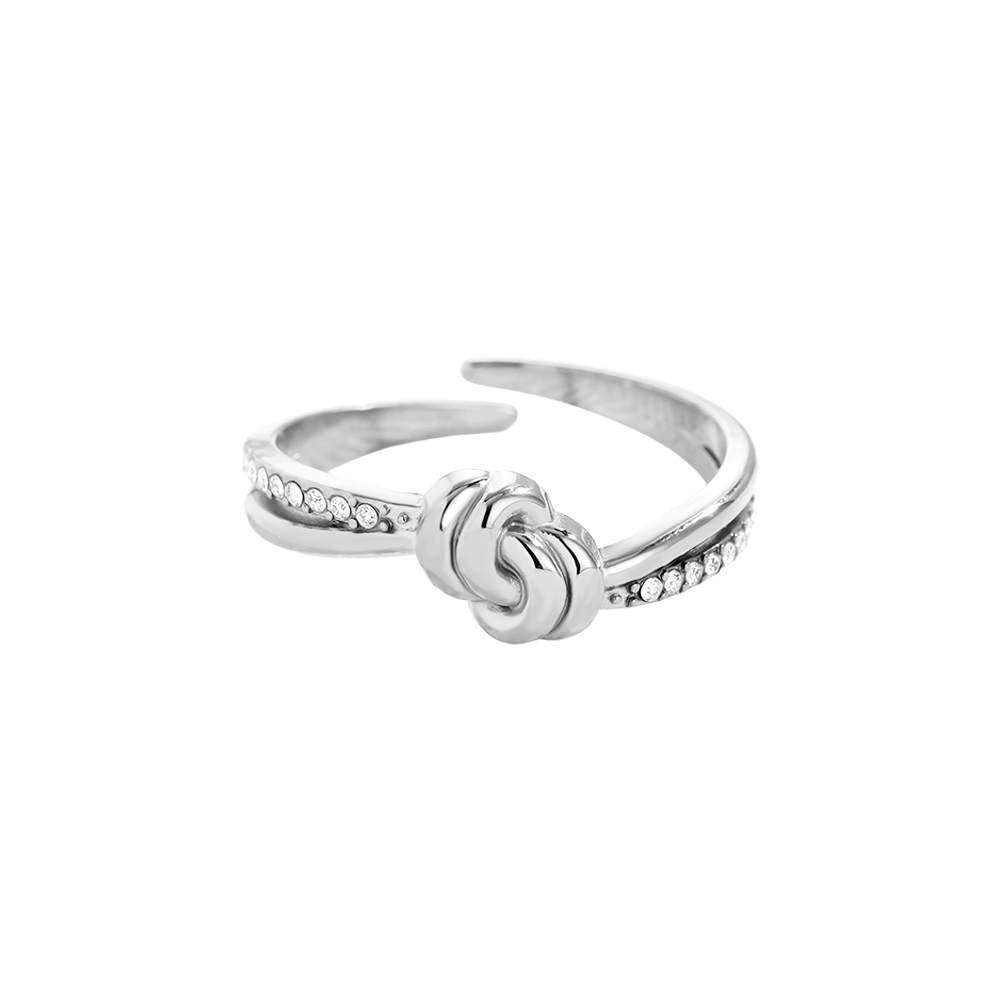Knot Diamonds Edelstahl Ring 141657       
