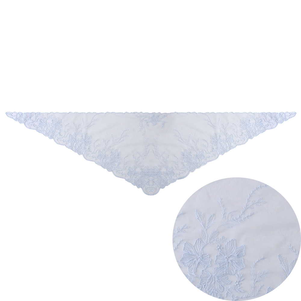 90*27cm Einfarbiger Vintage Blumenmuster Lace Schal