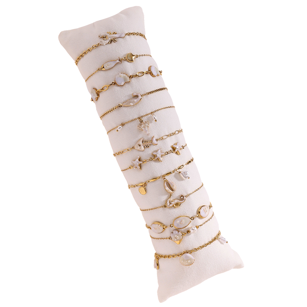 Edelstahl Armband Set 12er 17cm  Sealife