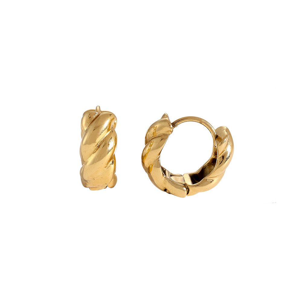 Edelstahl Ohrringe The Twist Ring