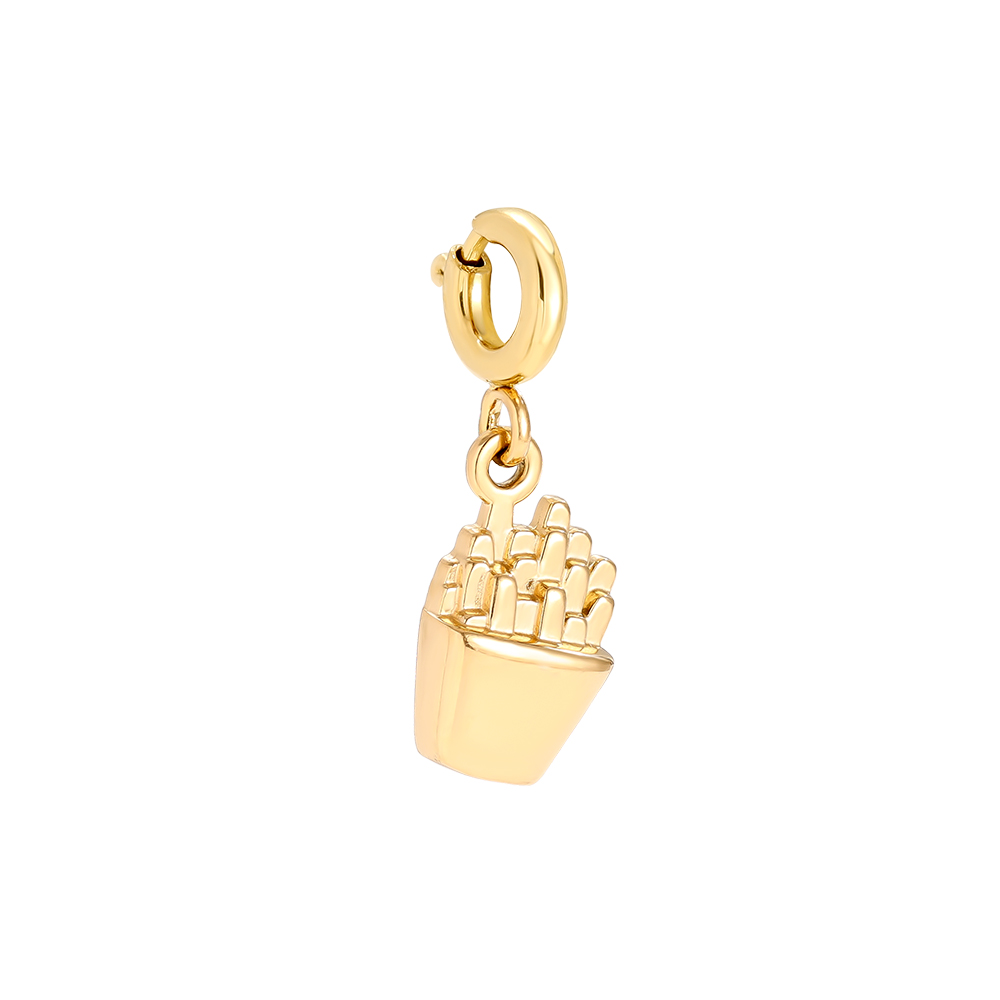 13mm  Spring Clasp Fries Edelstahl Pendant     