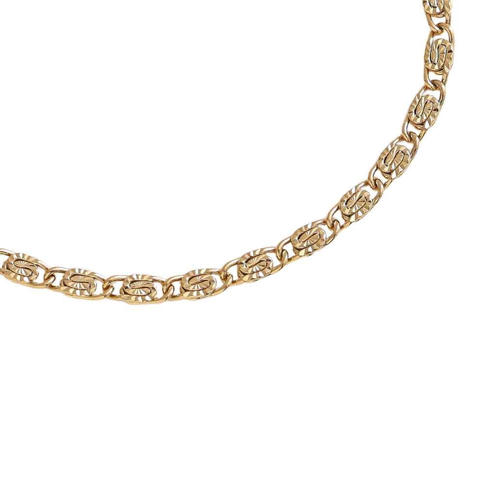 Edelstahl Armkette 17cm Casual Chain