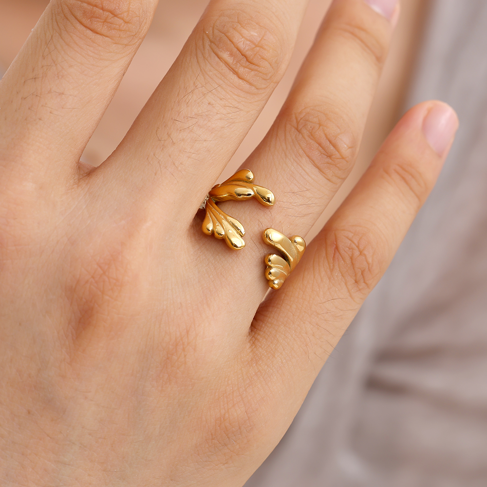 Like Hand Edelstahl Ring        