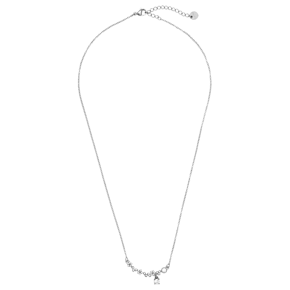 Edelstahl Halskette 39cm Perfect Smiling Diamond