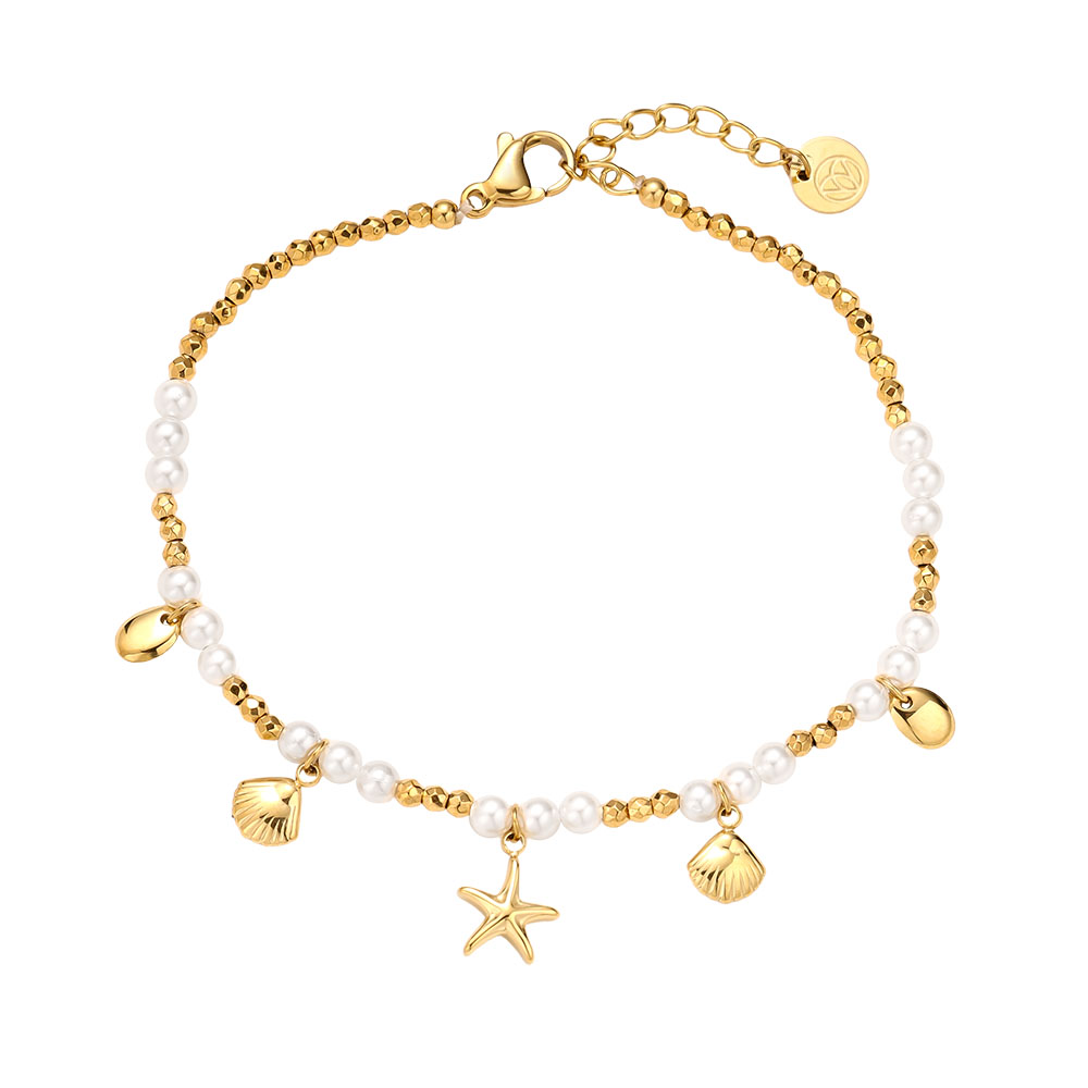 17cm Ocean And Pearl Edelstahl Armkette  