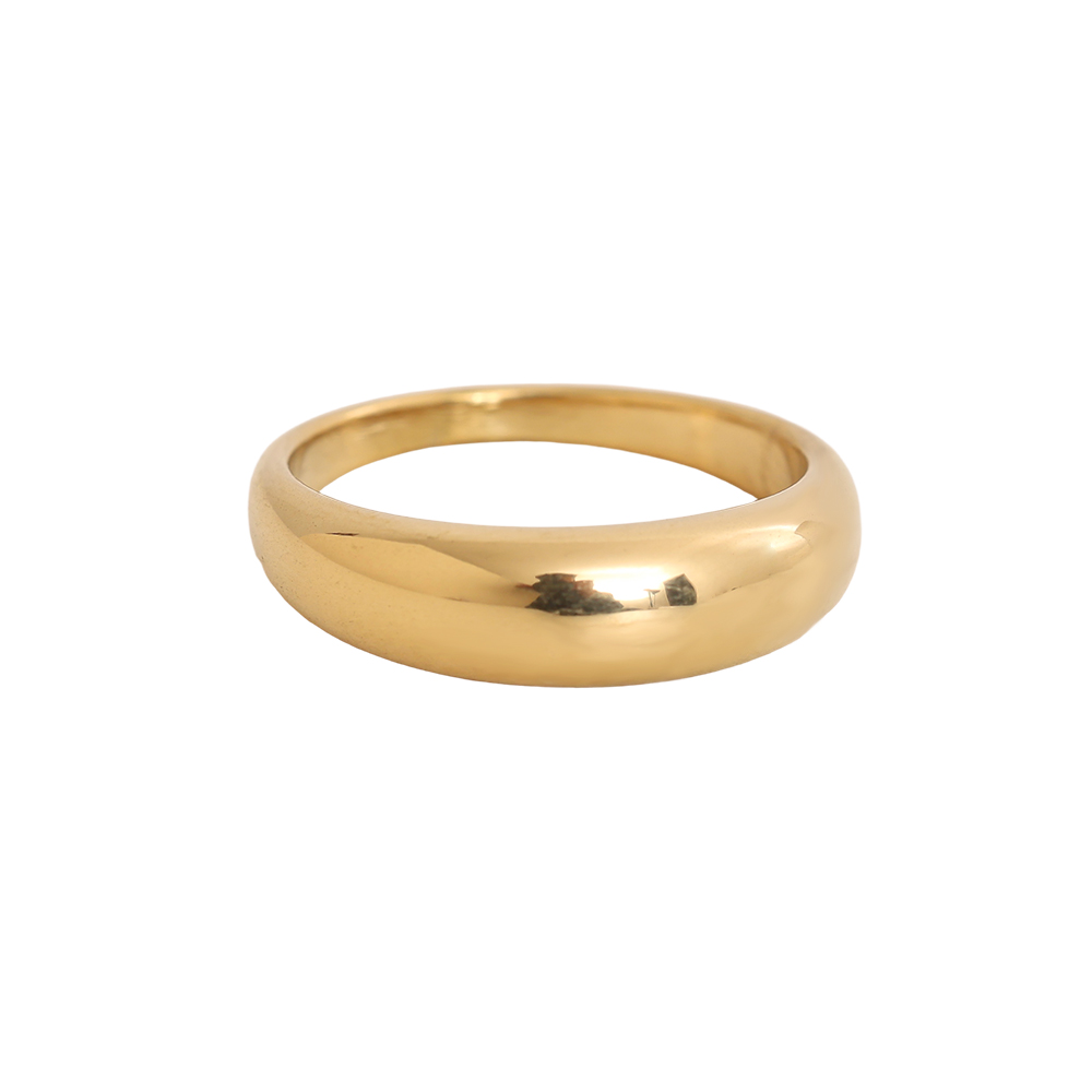 Minimalistischer Edelstahl Ring 