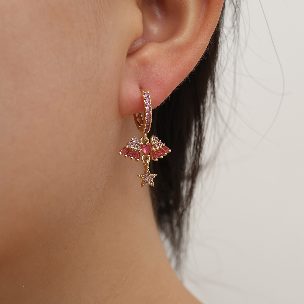 2.9cm Pretty Diamond Vergoldete Ohrringe   