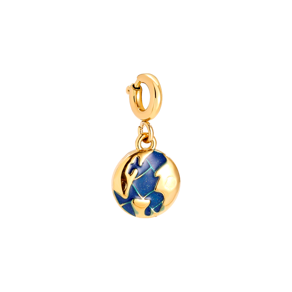 10mm Spring Clasp Our Earth Edelstahl Pendant  
