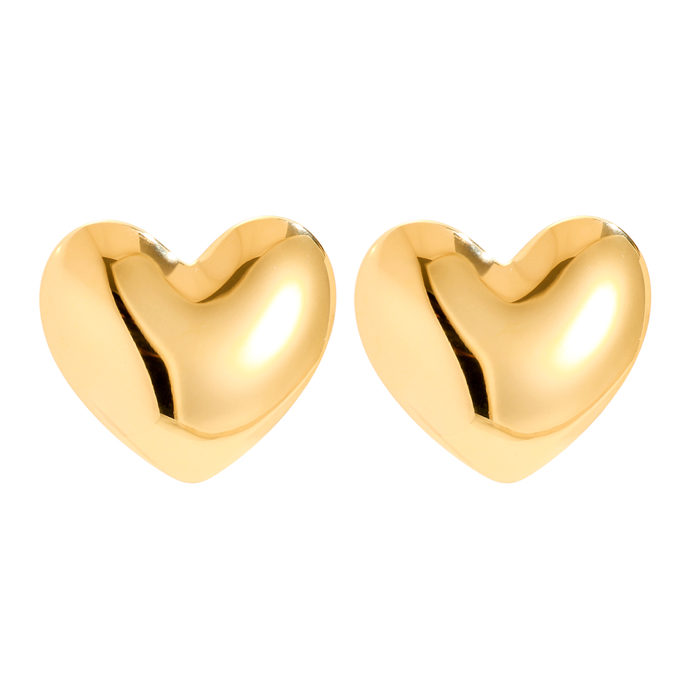 25mm Right Heart Edelstahl Ohrringe       