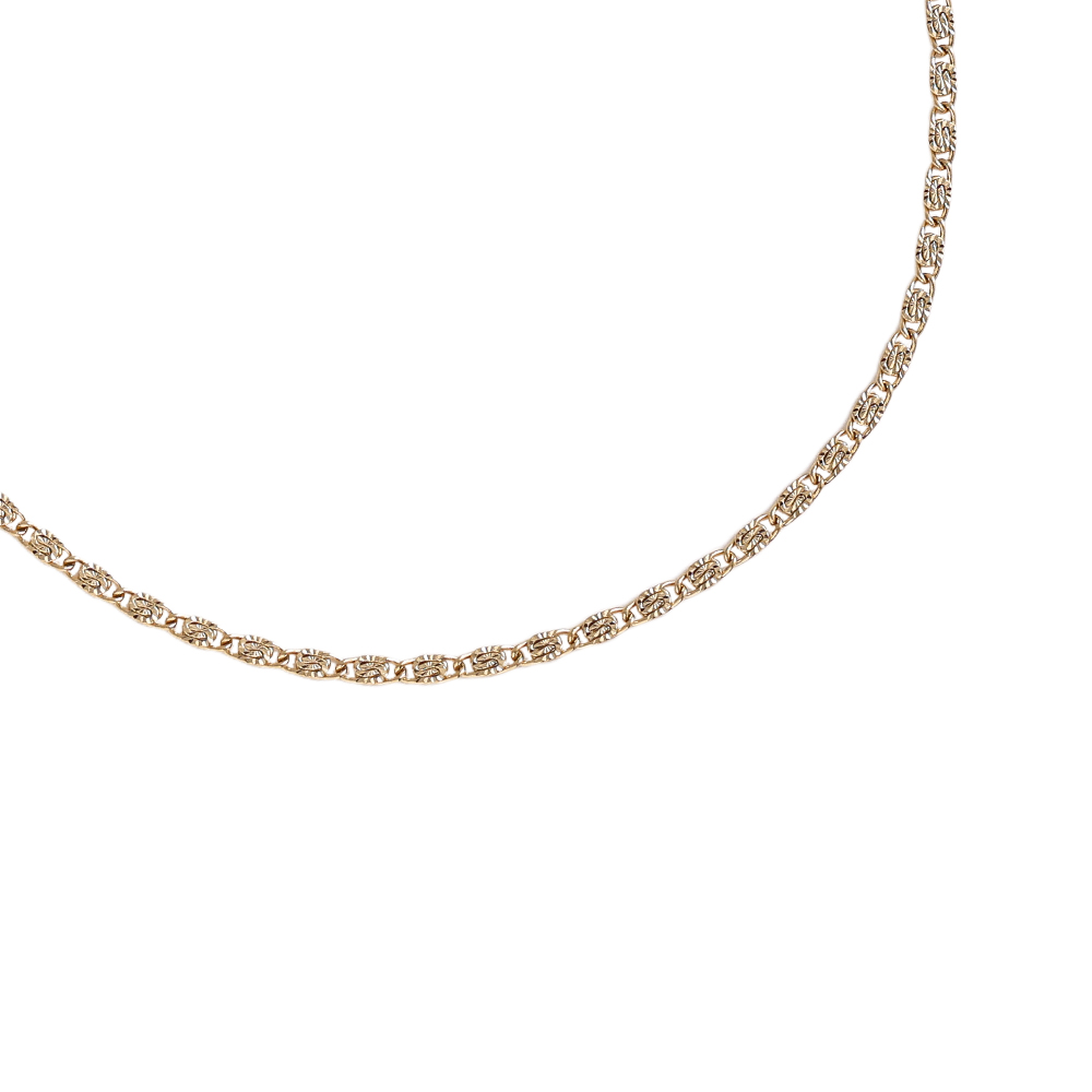 Edelstahl Halskette 38cm Nice Casual Chain
