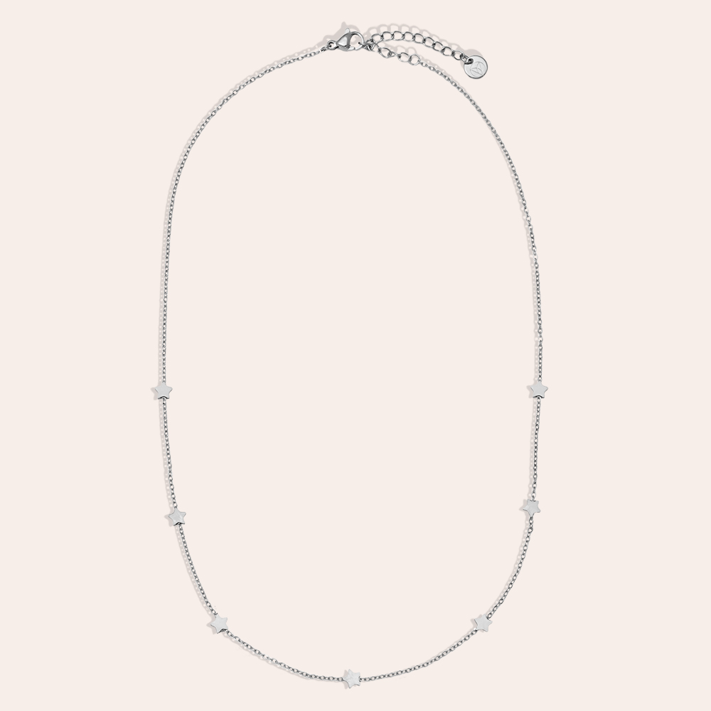 40cm Mini Stars Chain Edelstahl Halskette    