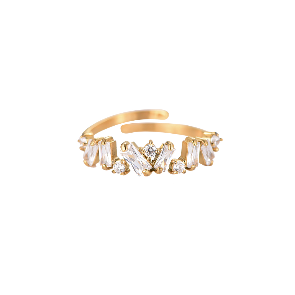 Crush Diamond Edelstahl Ring