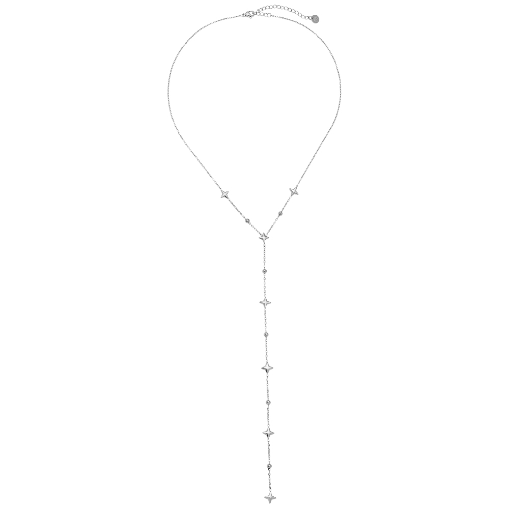 Edelstahl Halskette 39cm Y Style Star