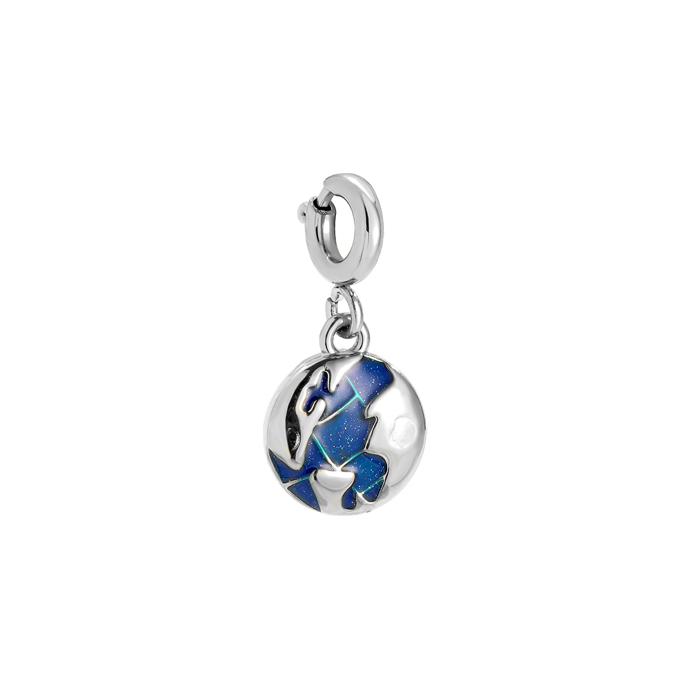 10mm Spring Clasp Our Earth Edelstahl Pendant  