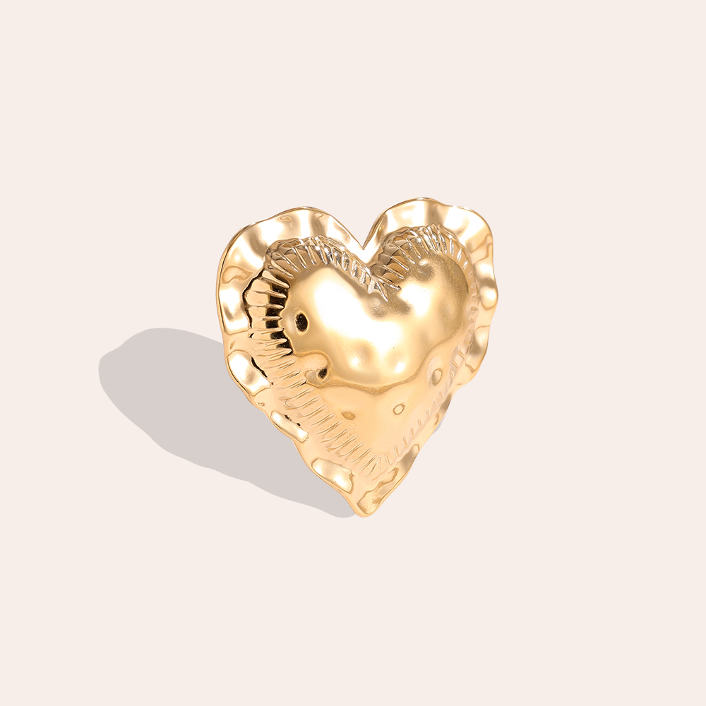 Great Heart Edelstahl Ring    
