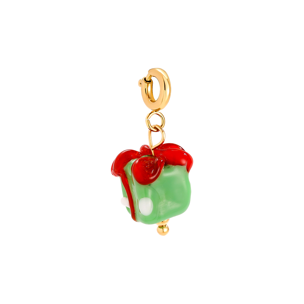 0.9*2.5cm Spring Clasp Xmas Gift Edelstahl Pendant     