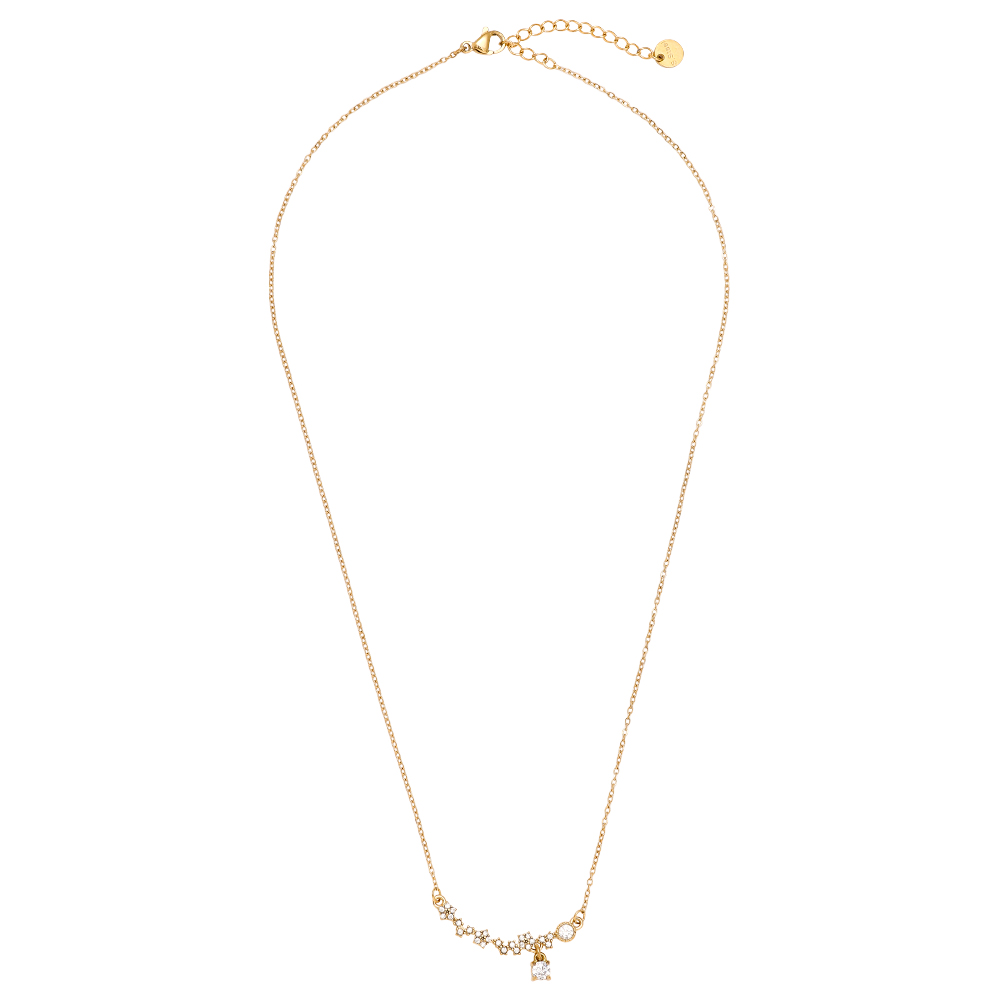 Edelstahl Halskette 39cm Perfect Smiling Diamond