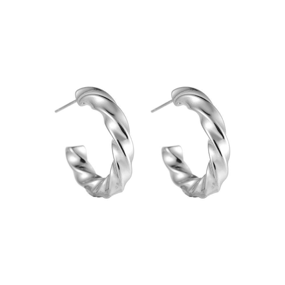 Edelstahl Ohrringe Halka Twist