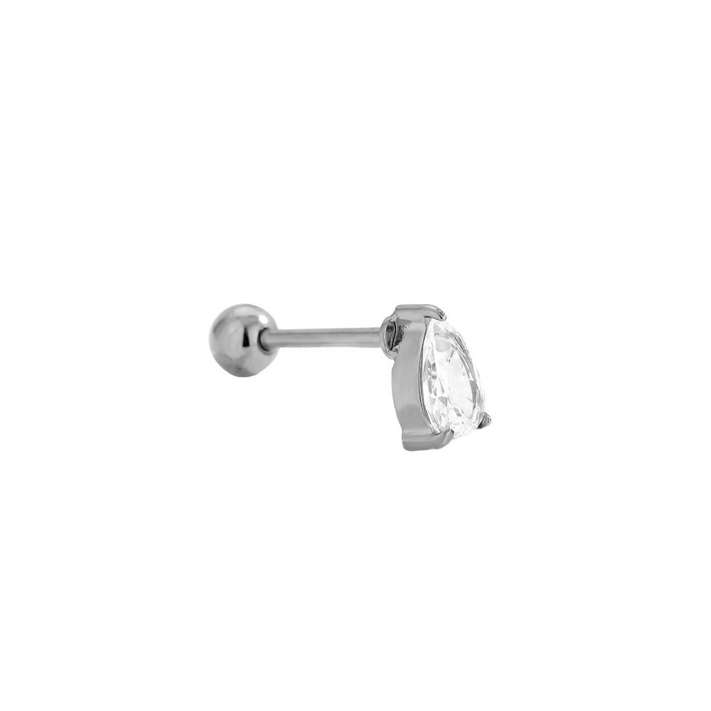 6mm Mini Diamond Drop Edelstahl Piercing     