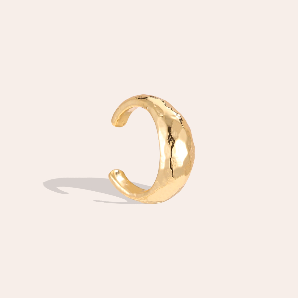 12mm Facettierte Vergoldete Ohrringe