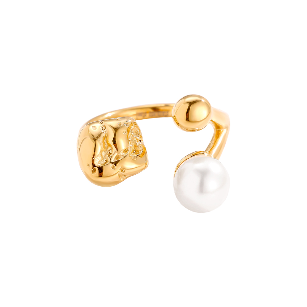 Pearl In Design Edelstahl Ring       